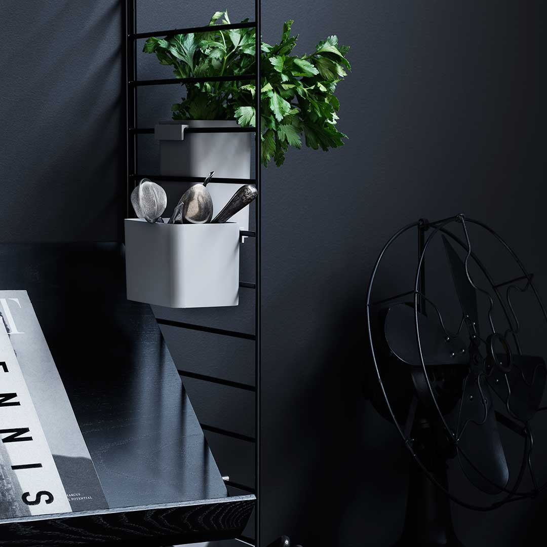 Magazine | Shelf Black 58x30cm
