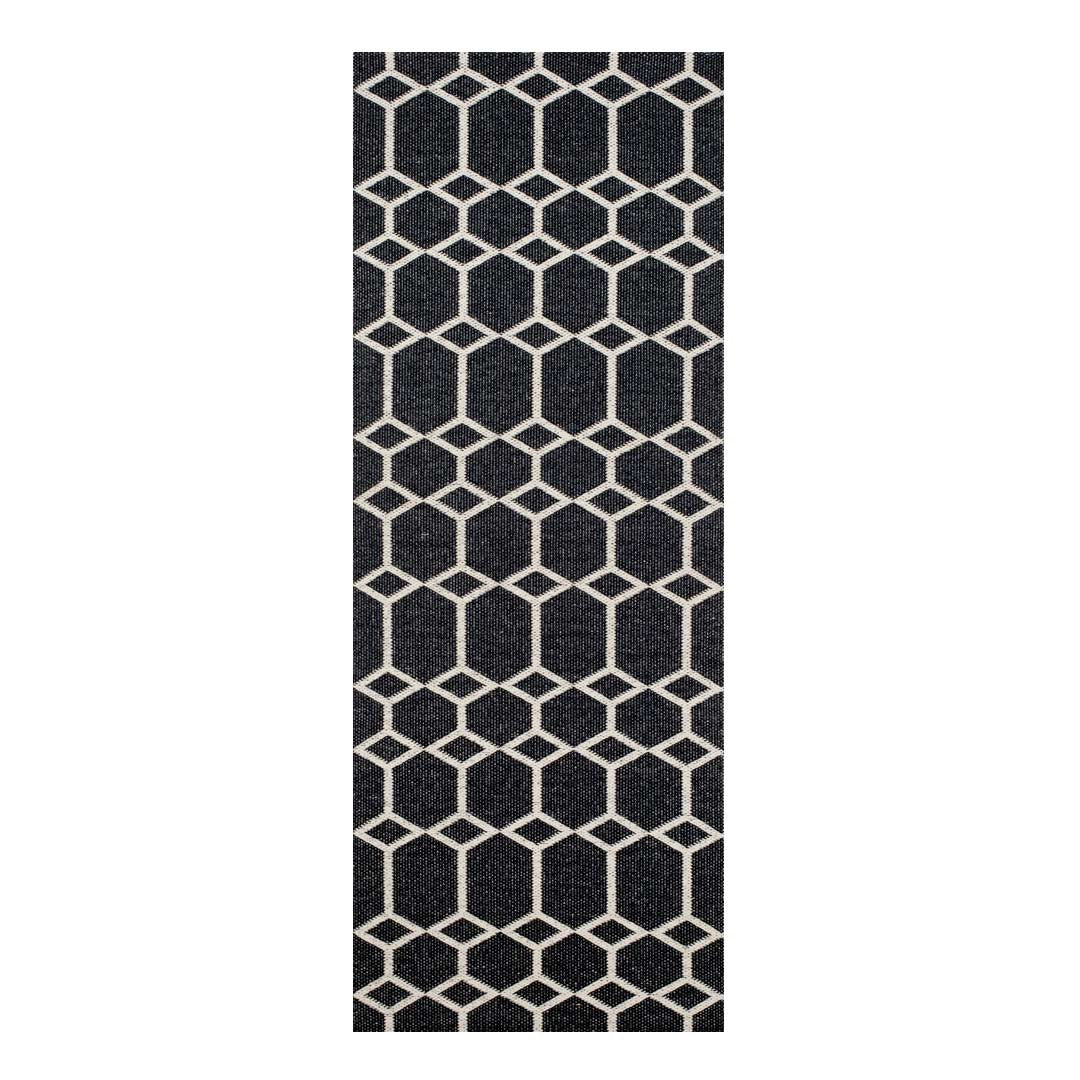 Alfombra Vinílica | Ingrid Negra 70x300