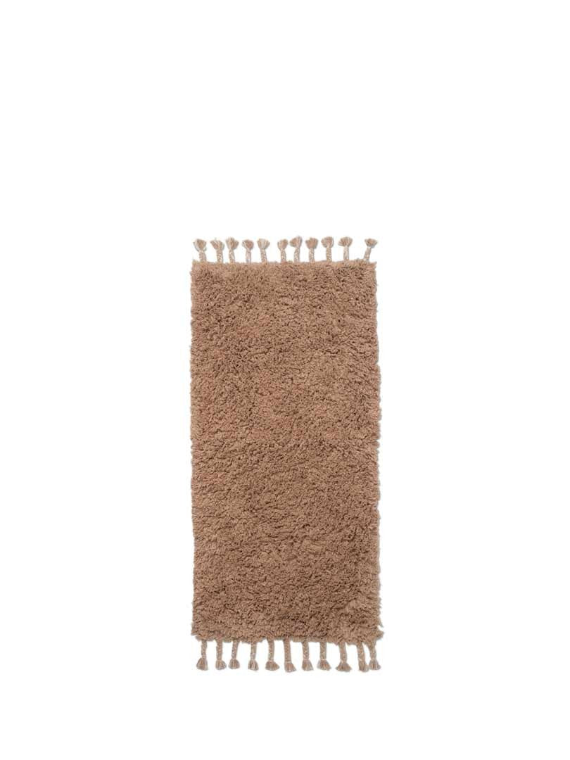 140x70 Rug | Amass Long Pile White Pepper