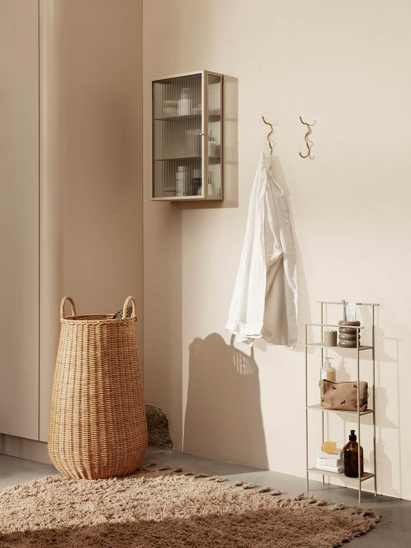 140x140 Rug | Amass Long Pile White Pepper