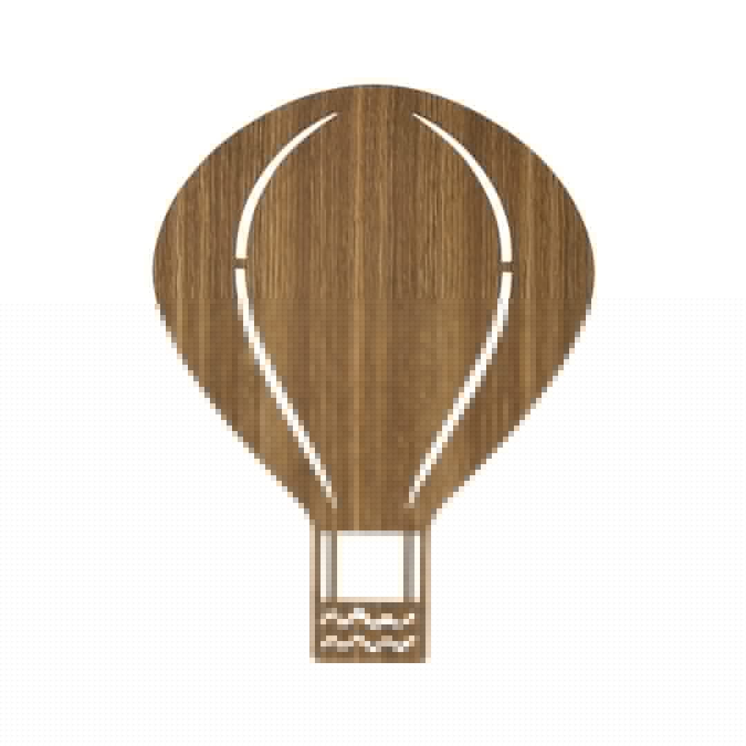 Lámpara Globo Roble