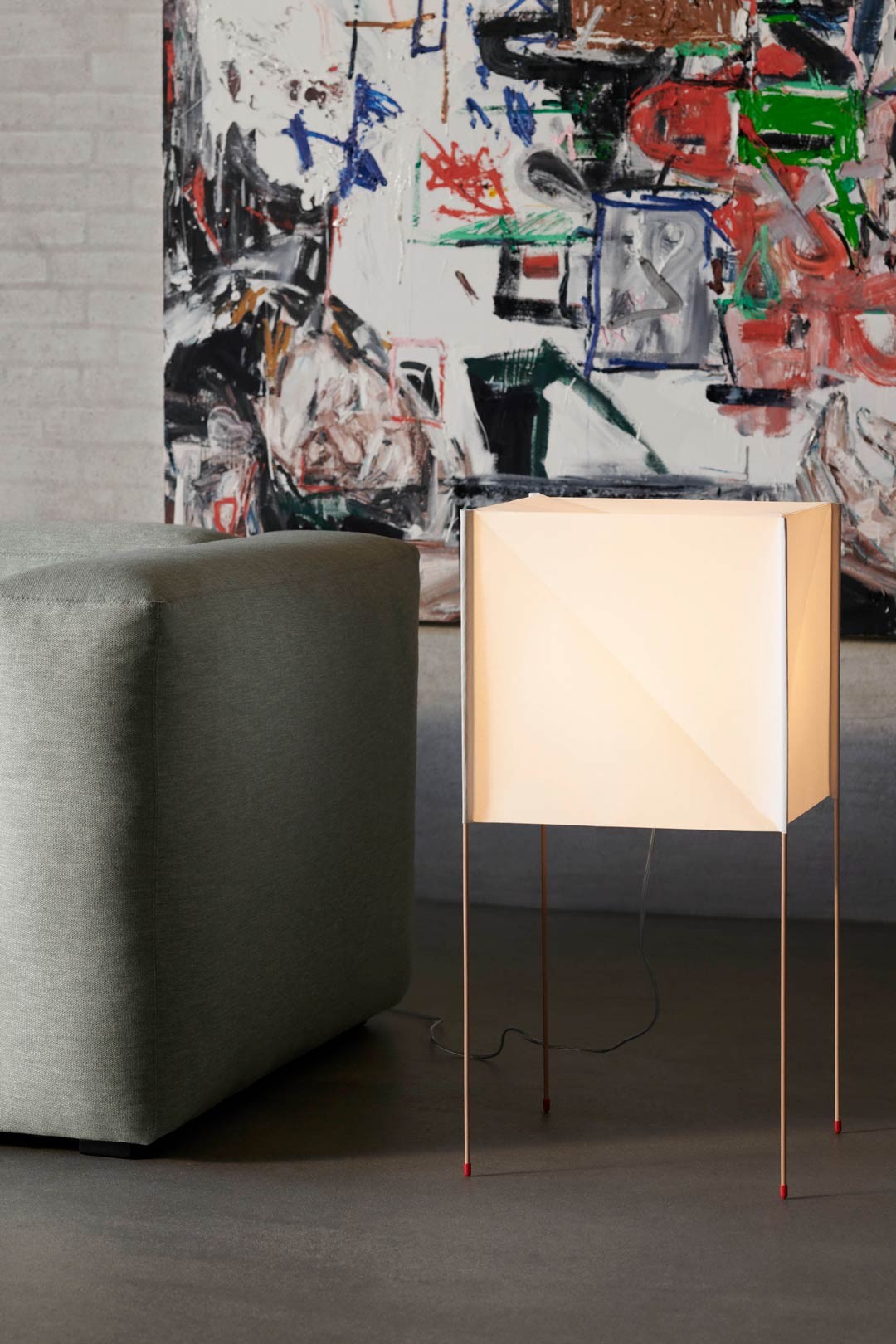 Lámpara de pie Paper CUBE