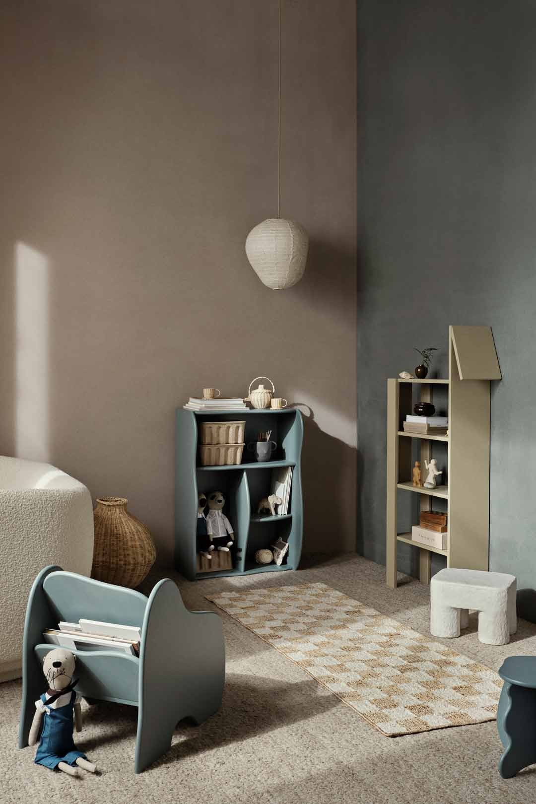 Alfombra runner Check Wool Yute 70x180