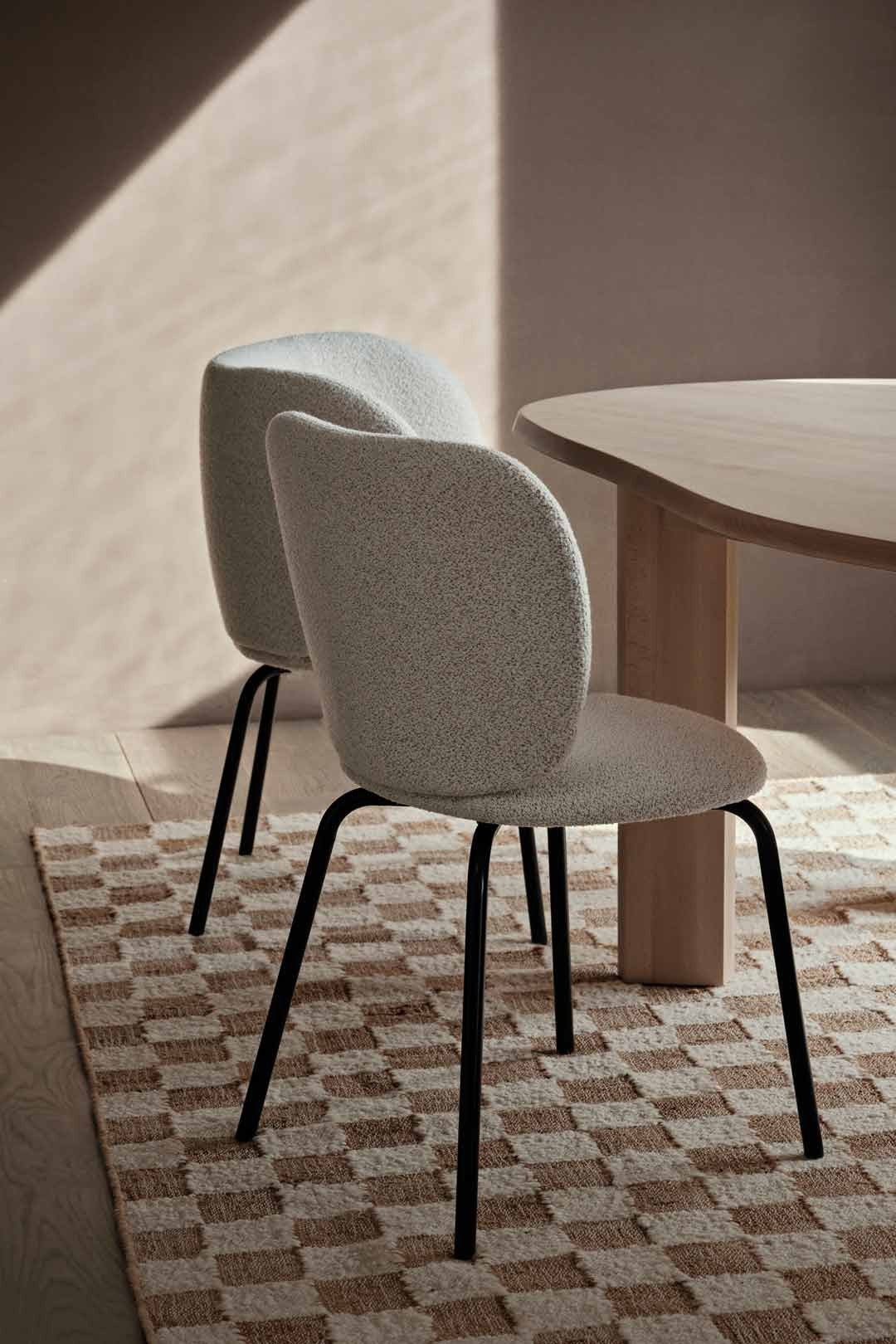 Alfombra Check Wool Yute