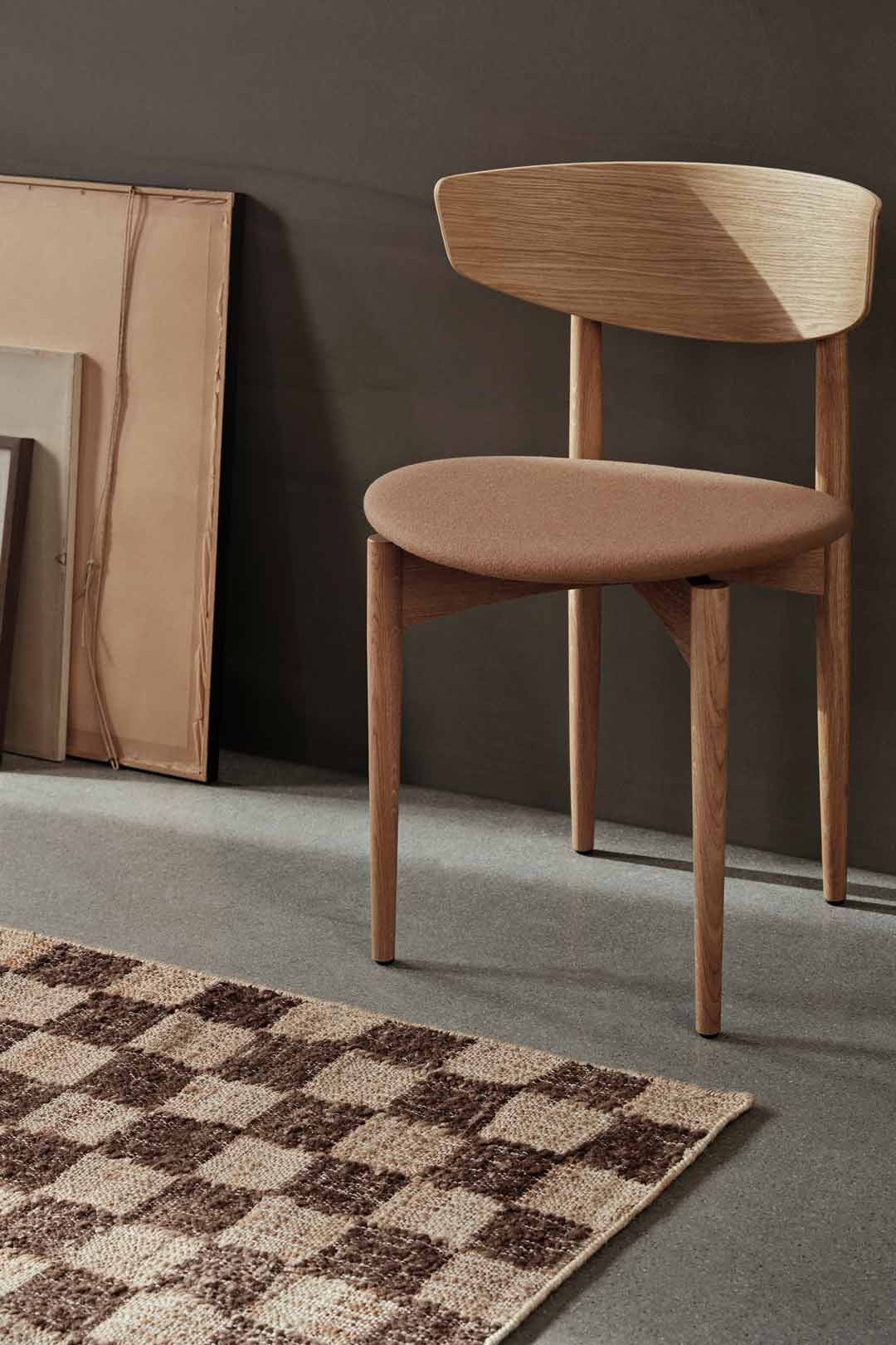 Alfombra Check Wool Yute