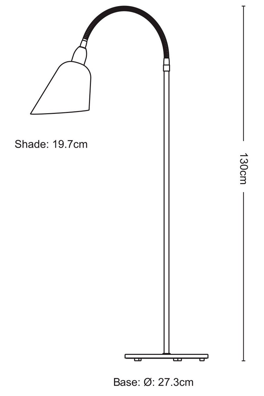 Lámpara de pie Bellevue AJ7