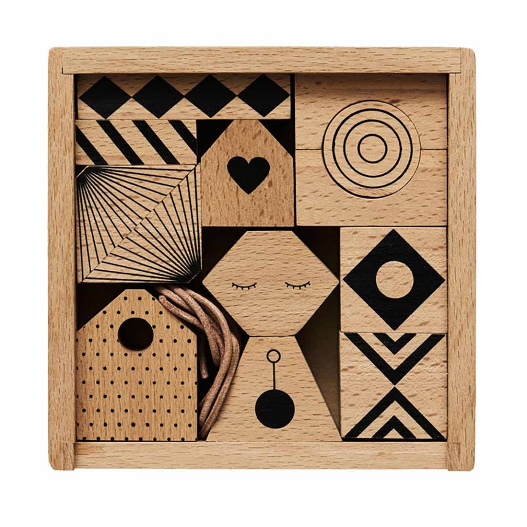 Móvil Puzzle madera