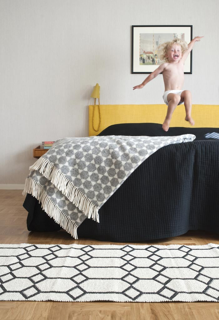 Alfombra Vinílica | Ingrid Negra 70x300