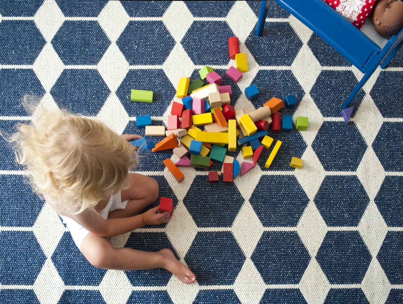 Alfombra Vinílica | Anna Denim Blue 70