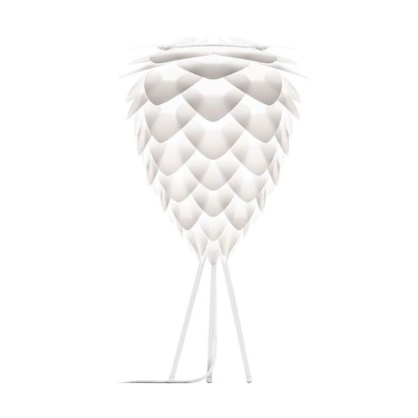 White Conia table lamp