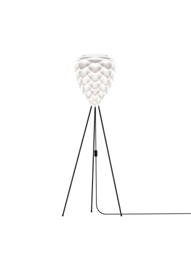 Lámpara Conia blanca de suelo