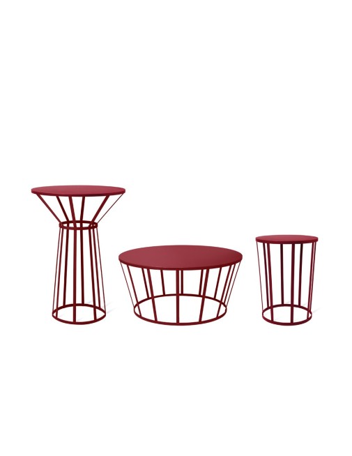 Table auxiliaire Hollo Burgundy Petite Friture