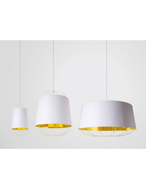 Lampe Lanterna White / Gold M Petite Friture