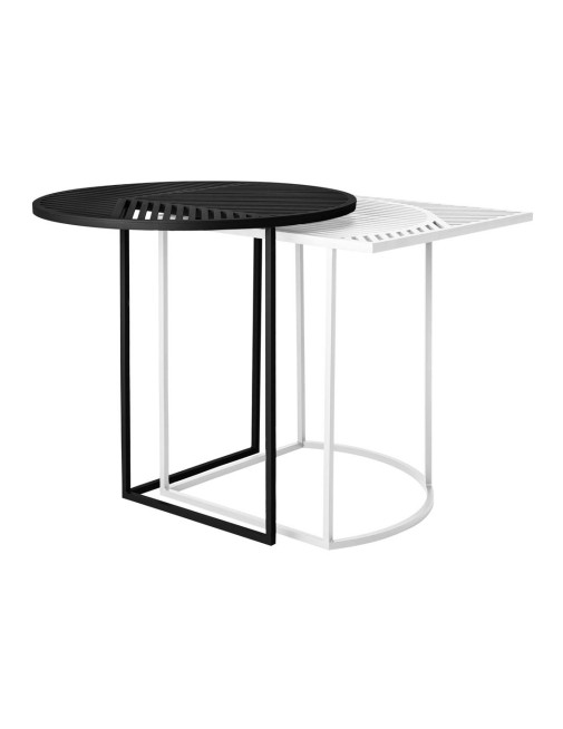 Table auxiliaire Iso-A round black Petite Friture