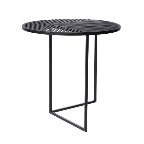 Table auxiliaire Iso-A round black Petite Friture