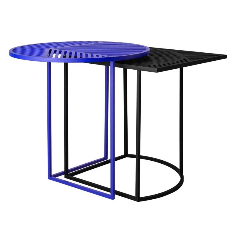 Mesa auxiliar Iso-A round bluePetite Friture