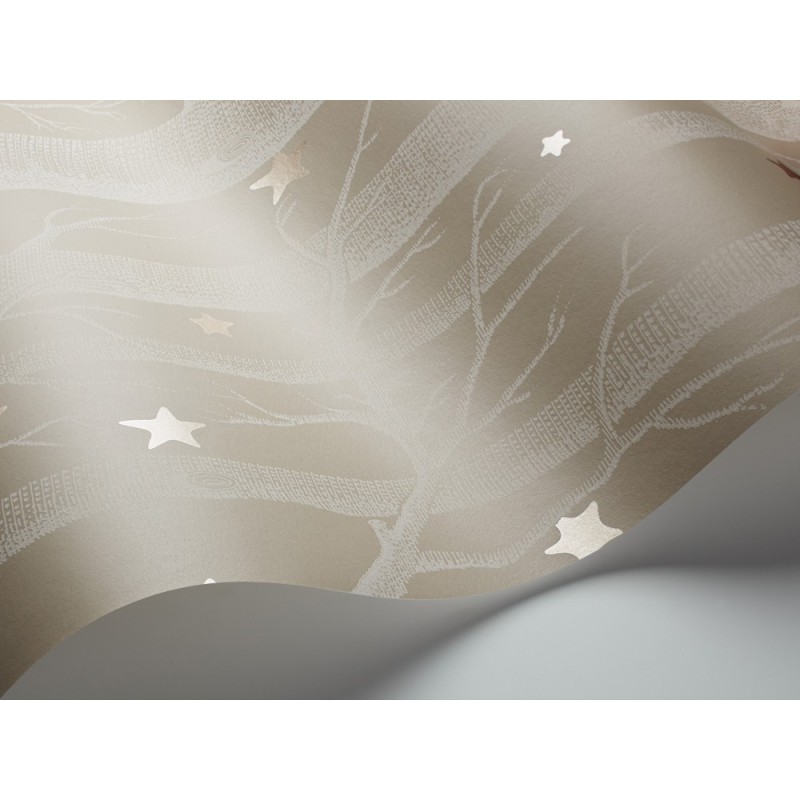 Papel pintado Wood and Stars light brown Cole and Son