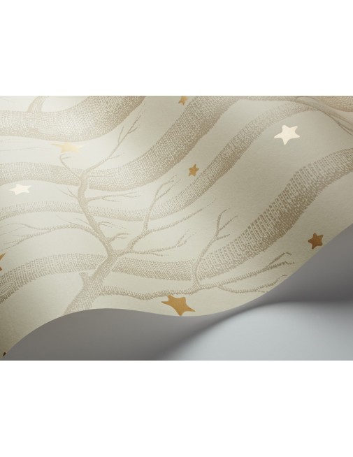 Wood and Stars Light Cream Cole and Son