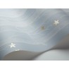 Zeichnung Wood and Stars Light Blue Cole and Son