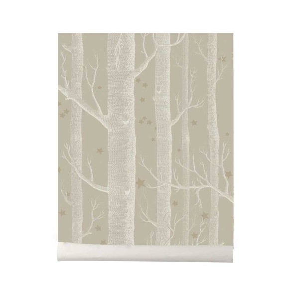 Papel pintado Wood and Stars light brown Cole and Son