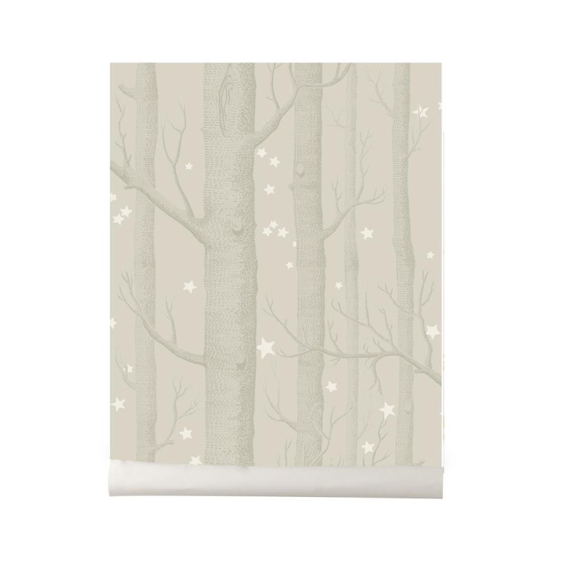 Wood and Stars Light Beige Cole and Son
