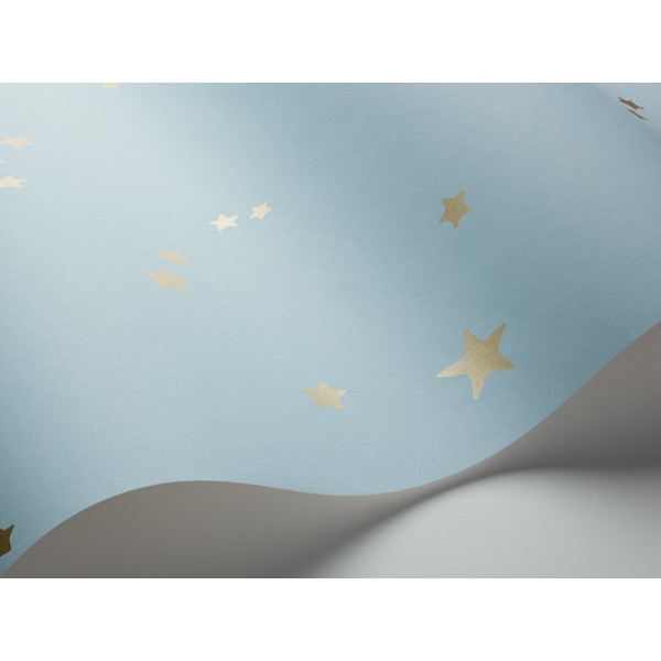 Painted Stars Light Blue Cole and Son