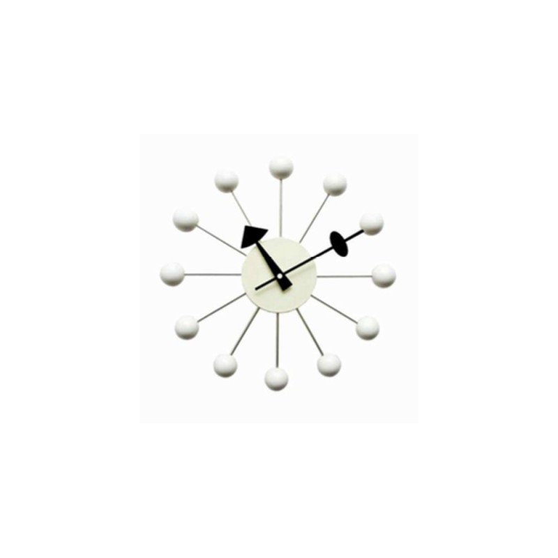 Reloj de pared Bubbles White Design Show
