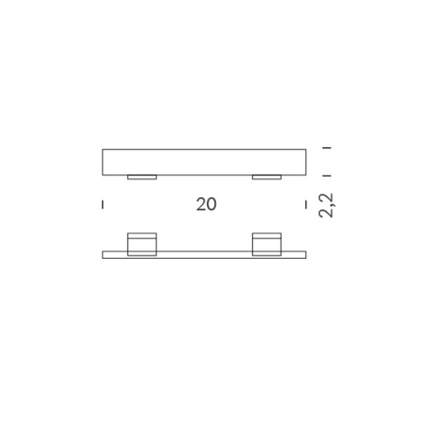 Transparente Markierung für Stahlregal Tria 24 Mobles114