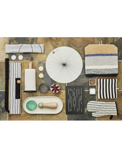 Place mat off white OYOY