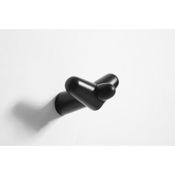 Tail wing hook black small Woud