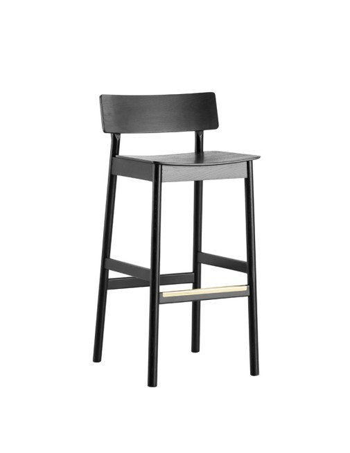 Pause Counter Chair Black WOUD