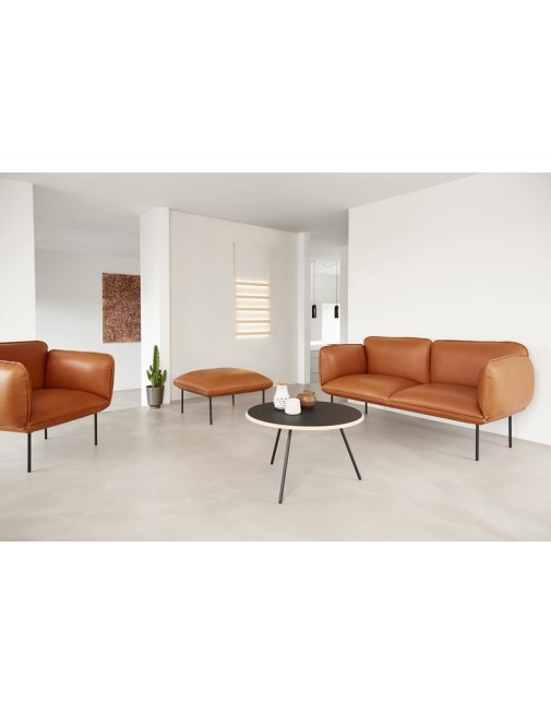 Nakki Sofa 2 seater leather different colours WOUD