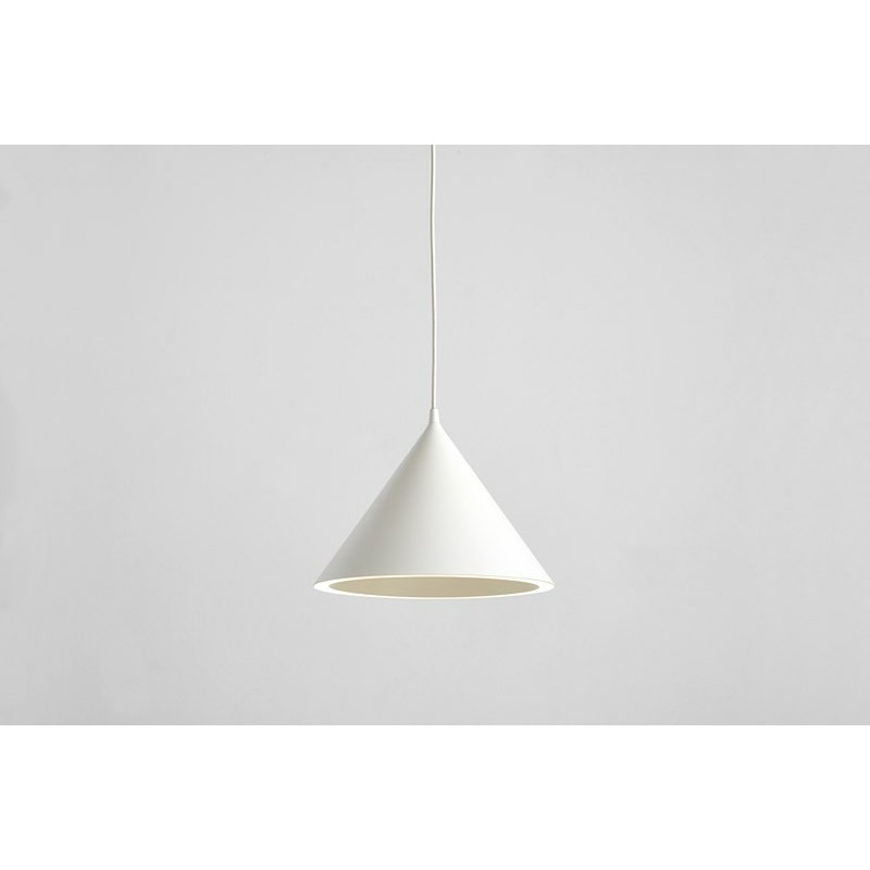 Lampe annulaire blanche S WOUD