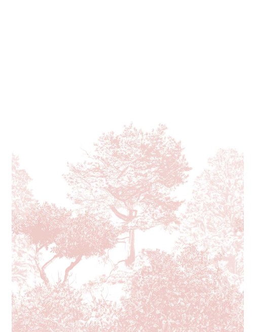 Papel pintado Hua Trees rose Sian Zeng