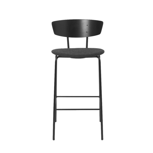 Herman Bar Chair Low Leather Ferm Living