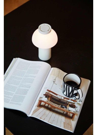 Lámpara de mesa PC Portable Blanca HAY