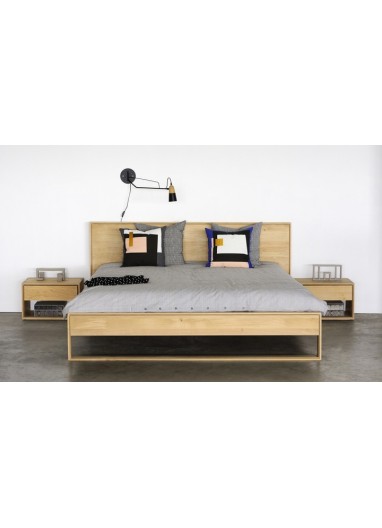 Nordic II Oak Bed - 140 by Ethnicraft