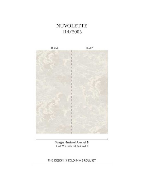 Nuvolette Wallpaper Stone Cole and Son