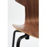 Gràcia Metal Chair Walnut Mobles114