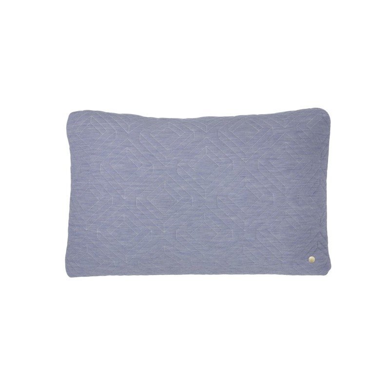Cushion Quilt Light blue 60x40 Ferm Living