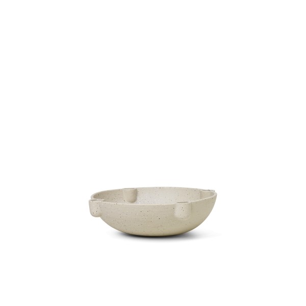 Bowl Candle Holder - Ceramic - Large Ferm Living
