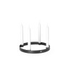 Candle Holder Circle - Black Brass-Small Ferm Living