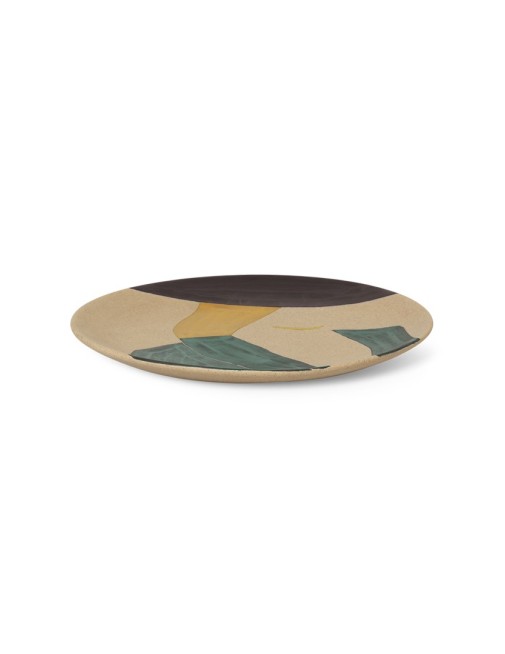 Ceramic Platter - Dayo - Multi Ferm Living