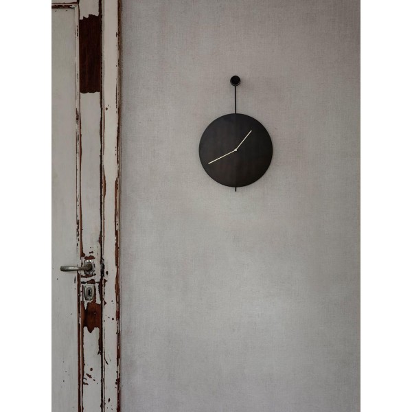 Reloj Pared Trace Noir / Latón Ferm Living