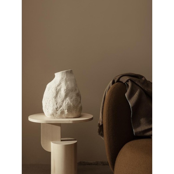 Vulca Vase Medium Off-white Stone Ferm Living