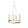 Candle Holder Circle Brass Large Ferm Living