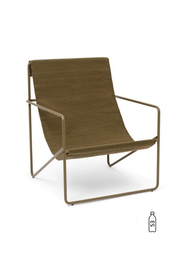Desert Lounge Chair Olive/Olive Ferm Living