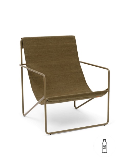 Desert Lounge Chair Olive/Olive Ferm Living