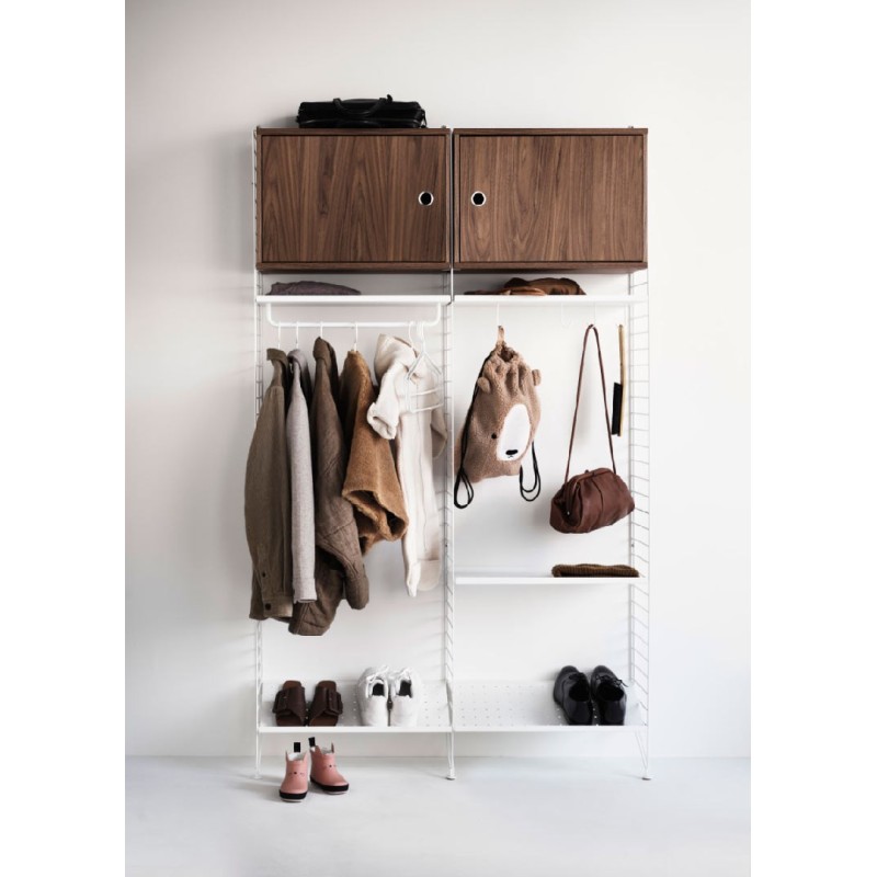 Cabinet with swing door 58x30 cm Walnut Furniture String®