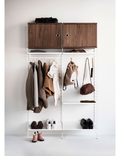 Cabinet con puerta batiente 58x30 cm Nogal String® Furniture
